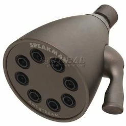 Speakman Anystream® Icon 8-Jet Shower Head, Oil Rubbed Bronze Finish, 2.5 GPM