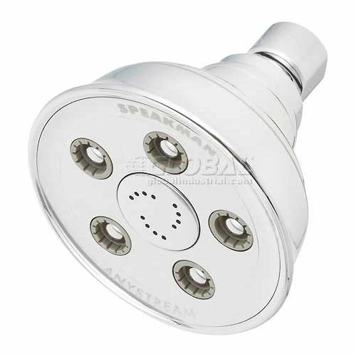 Speakman Anystream® 3-3/4 Dia. Caspian Wall Mount Shower Head, Polished Chrome Finish, 2.5 GPM 7 Speakman Anystream® 3-3/4 Dia. Caspian Wall Mount Shower Head, Polished Chrome Finish, 2.5 GPM - Image 5