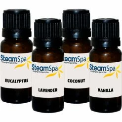SteamSpa G-OIL4 Essential Essence Pack, 4-10ml Bottles For Steambaths