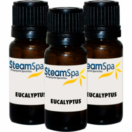 SteamSpa G-OILEUC3Essence Of Eucalyptus, 3-10ml Bottles For Steambaths 3 SteamSpa G-OILEUC3Essence Of Eucalyptus, 3-10ml Bottles For Steambaths