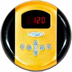 SteamSpa G-SC-200-PG Programmable Control Panel w/Presets, Polished Brass
