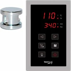 SteamSpa Oasis OATPKCH Touch Pad Control Kit, Polished Chrome